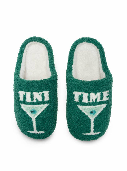 Martini Tini Time Slippers