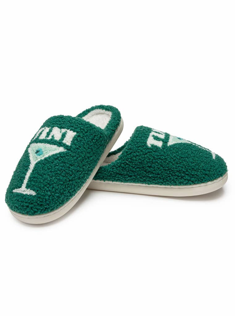 Martini Tini Time Slippers