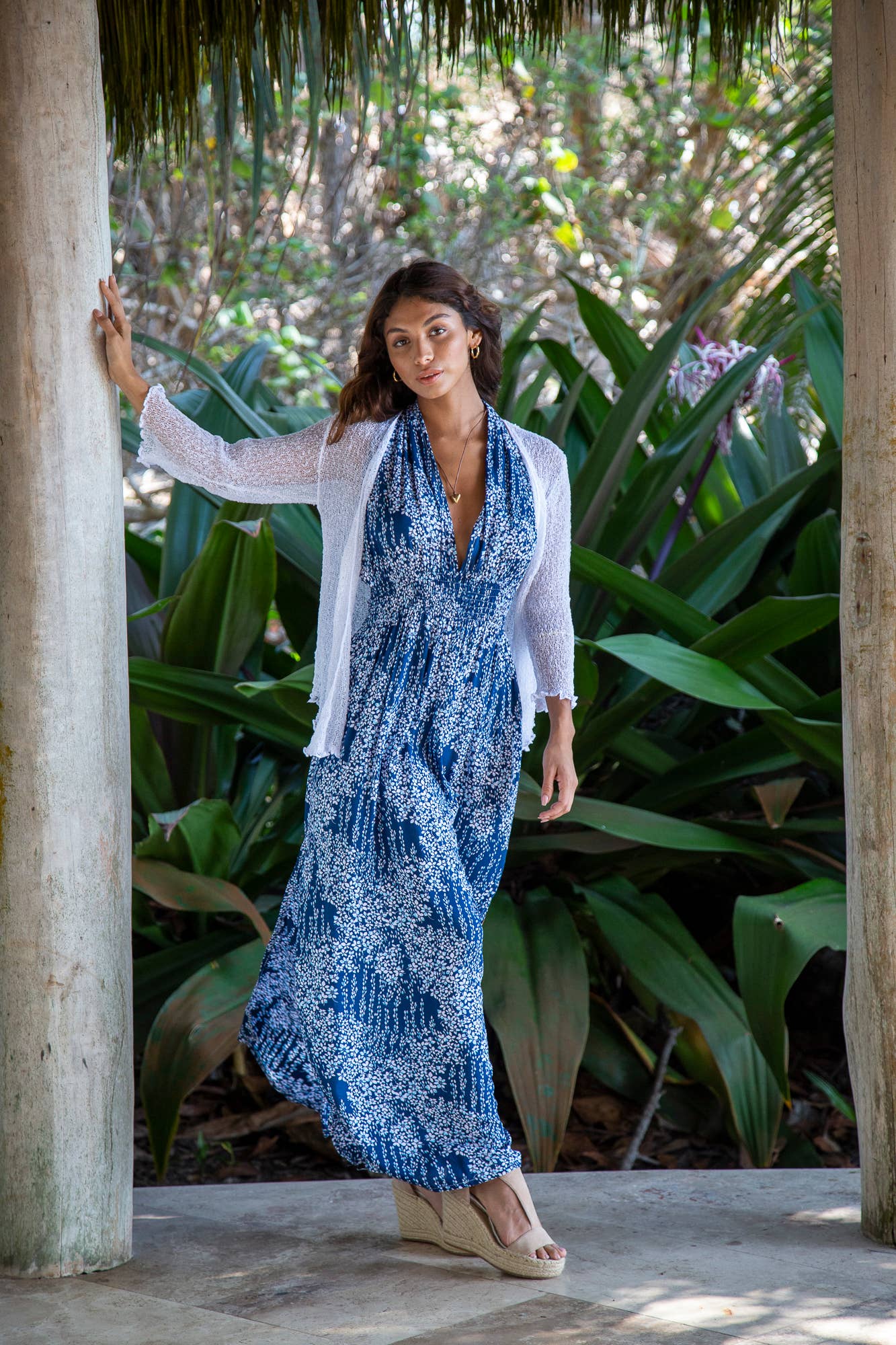 Knit Sheer Cardigan Bolero Shrug