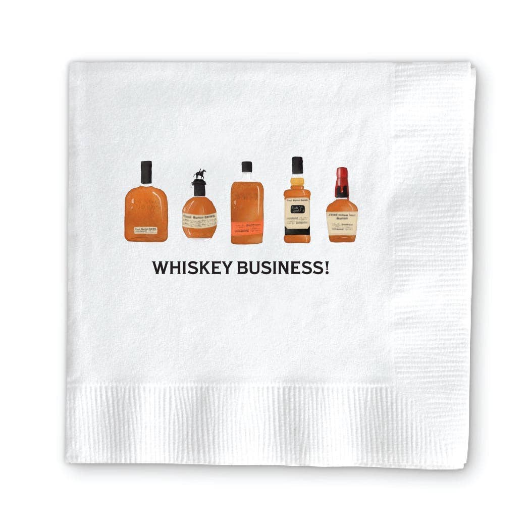 Whiskey Business Cocktail Napkins