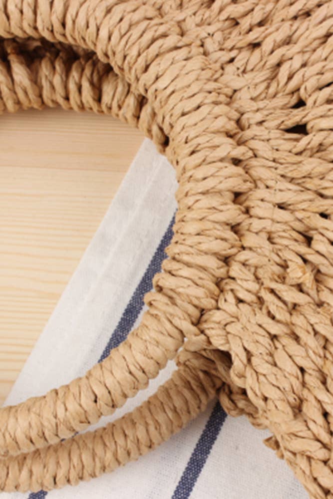 Straw Bag with Handle
