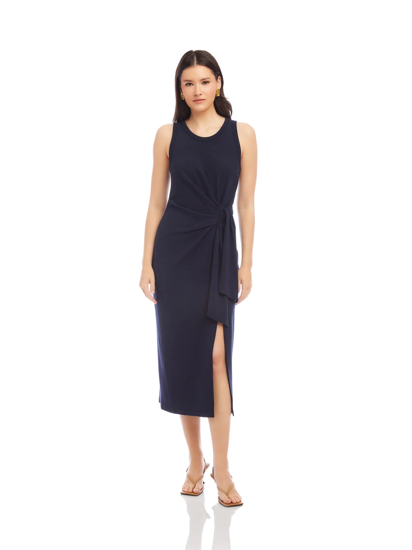 Sleeveless Maddie Side Knot Dress