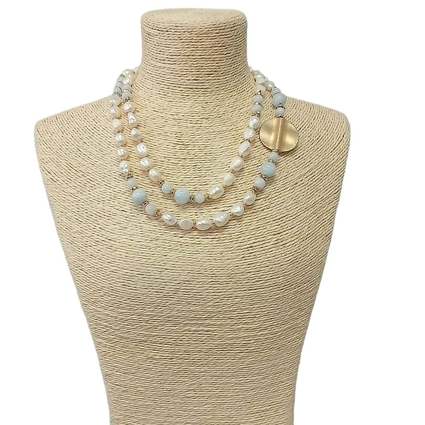 Pearl and Coin Necklace