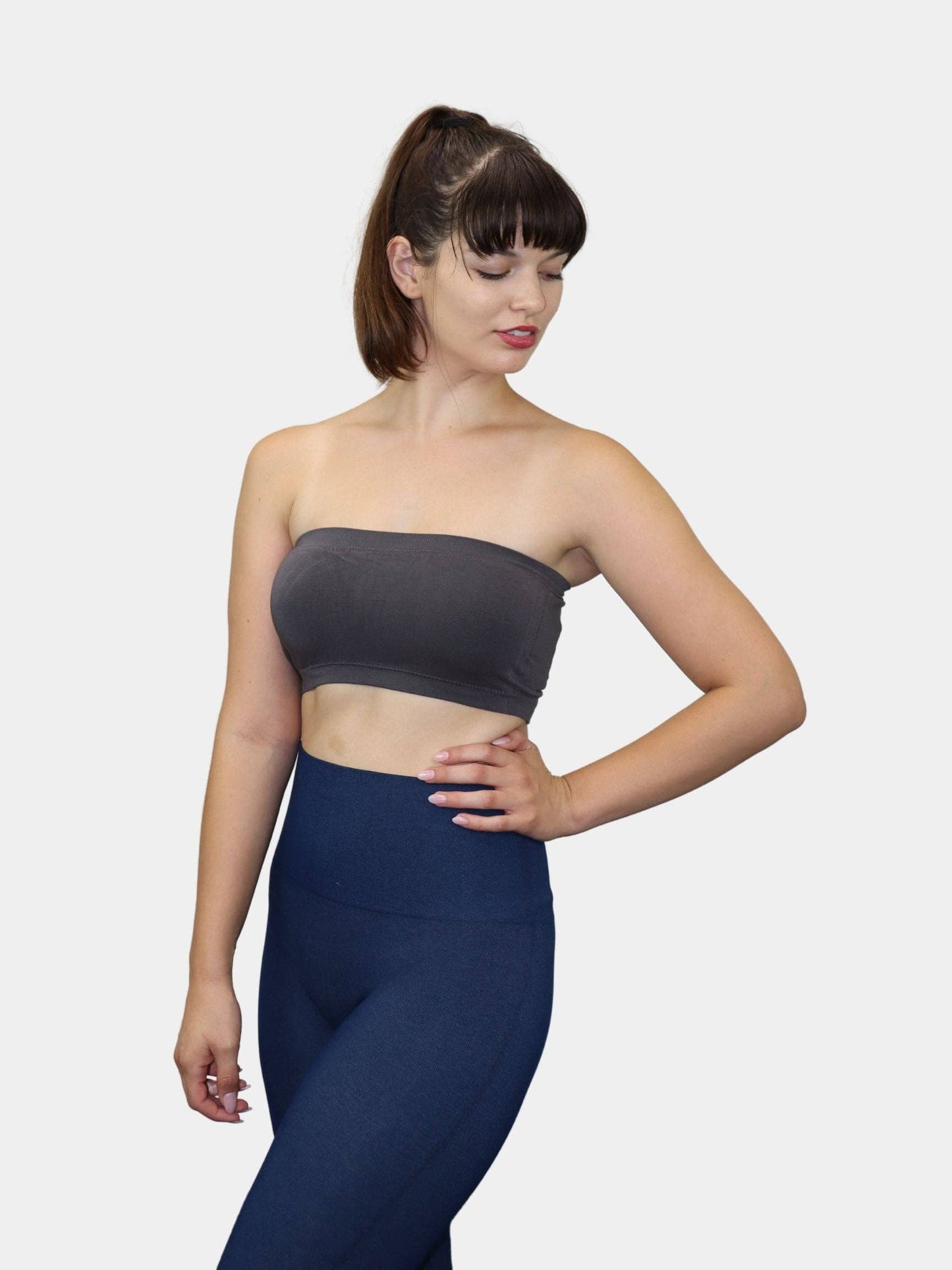 Solid Bandeau: WHITE