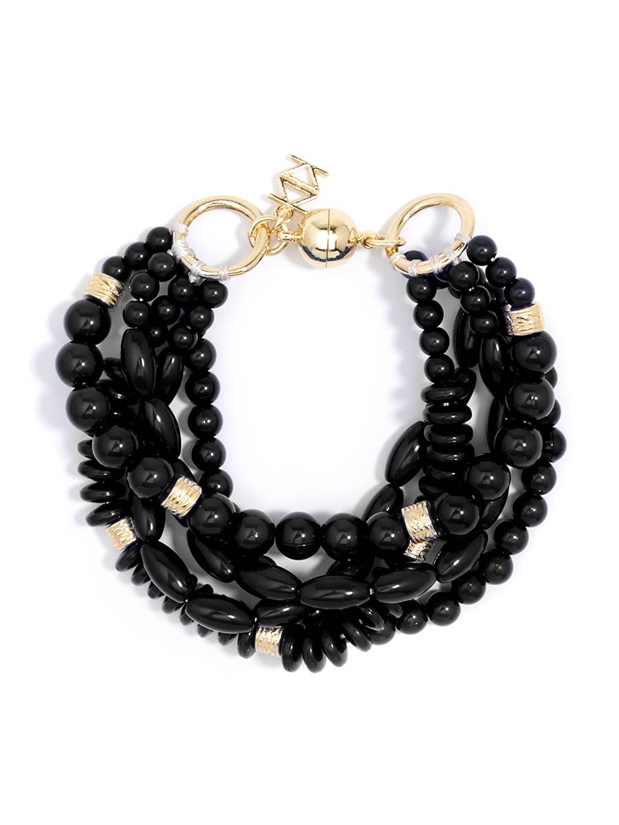 Mixed Beads Layered Bracelet