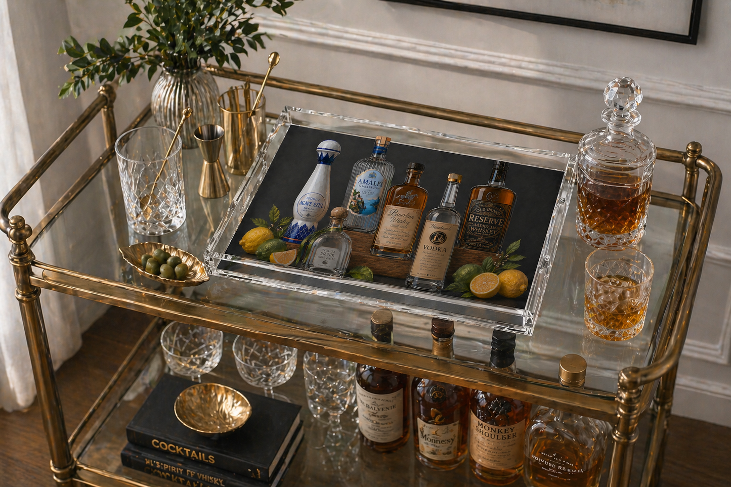 Acrylic Tray, Have 2 Drinks