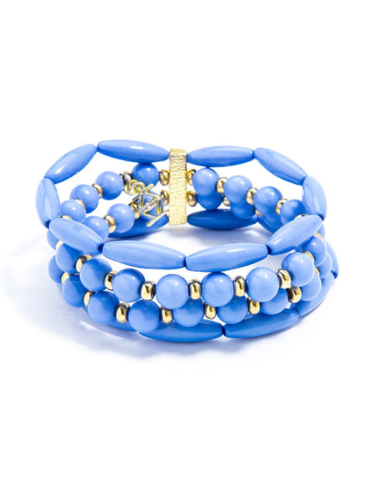 Glossy Beaded Pastel Bracelet