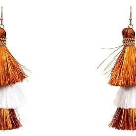 Shimmer Tassel Gameday Earrings