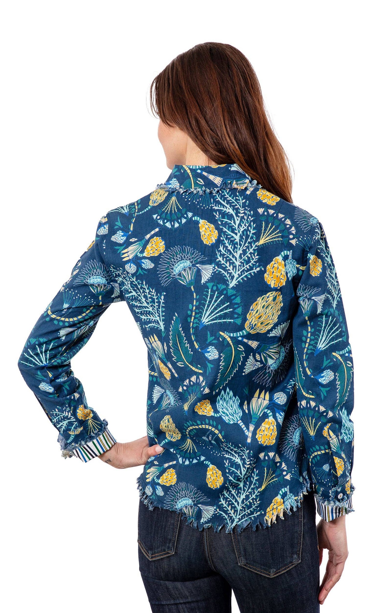 Blue Underwater Blouse