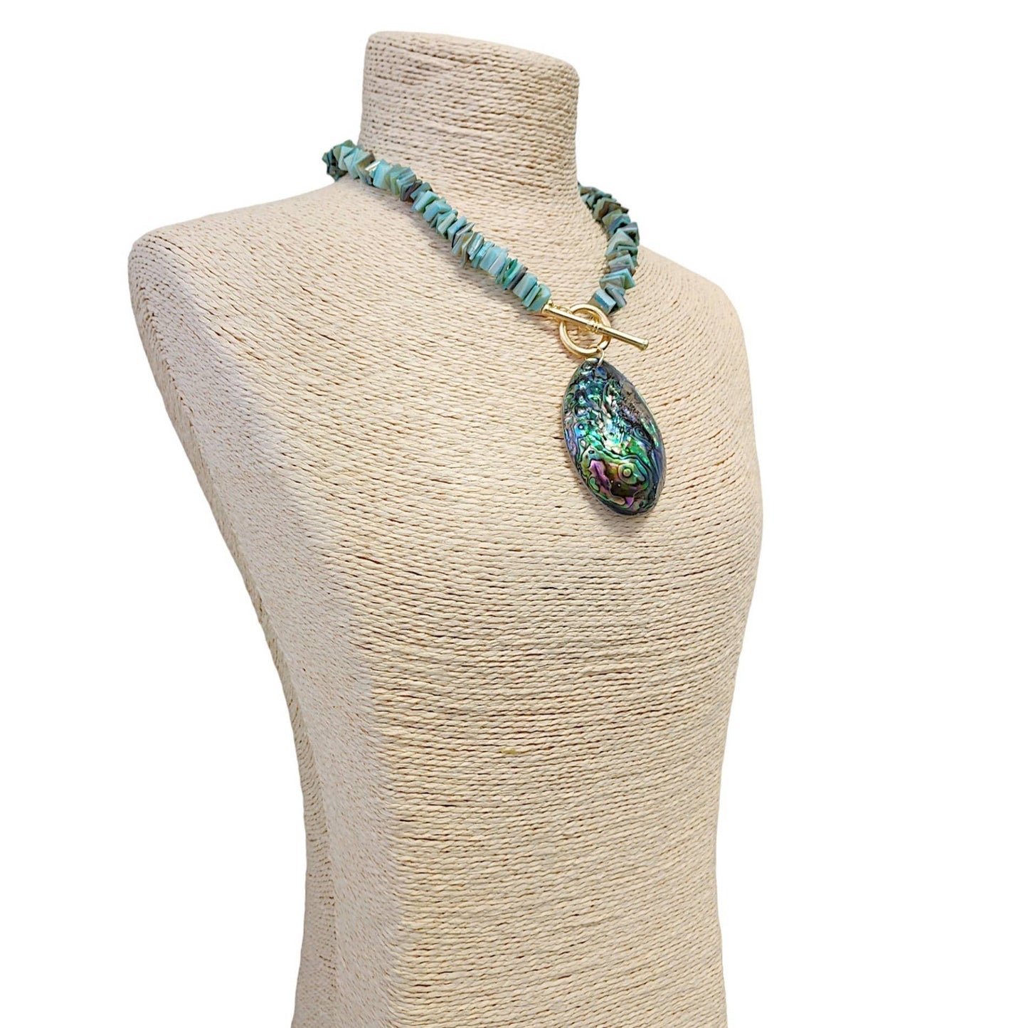 Turquoise Seashell Necklace