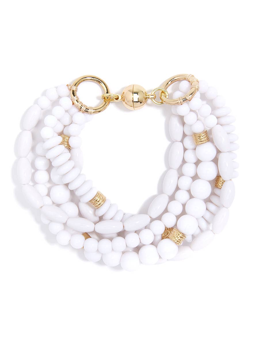 Mixed Beads Layered Bracelet