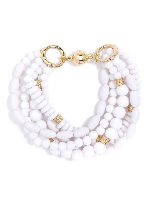 Mixed Beads Layered Bracelet