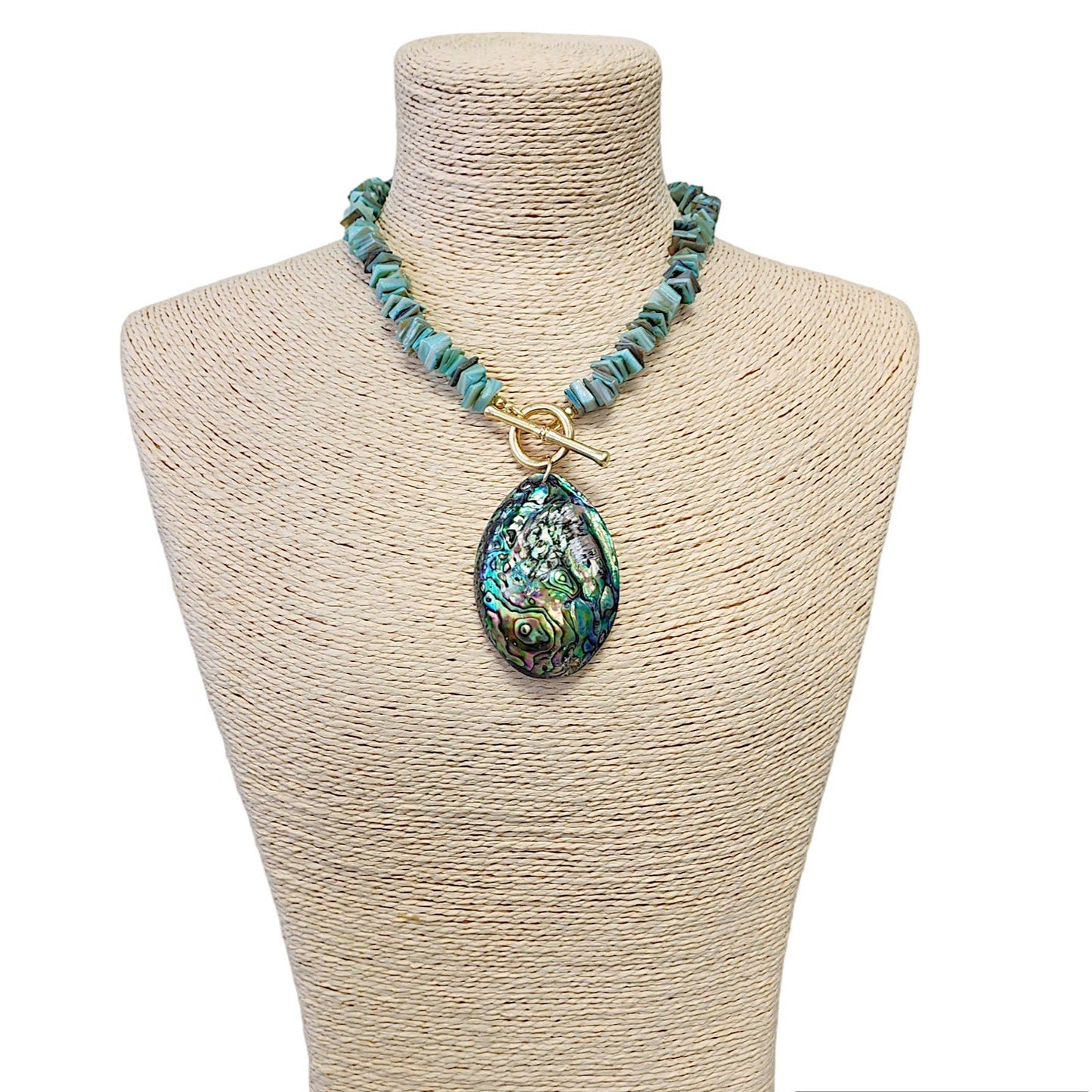 Turquoise Seashell Necklace
