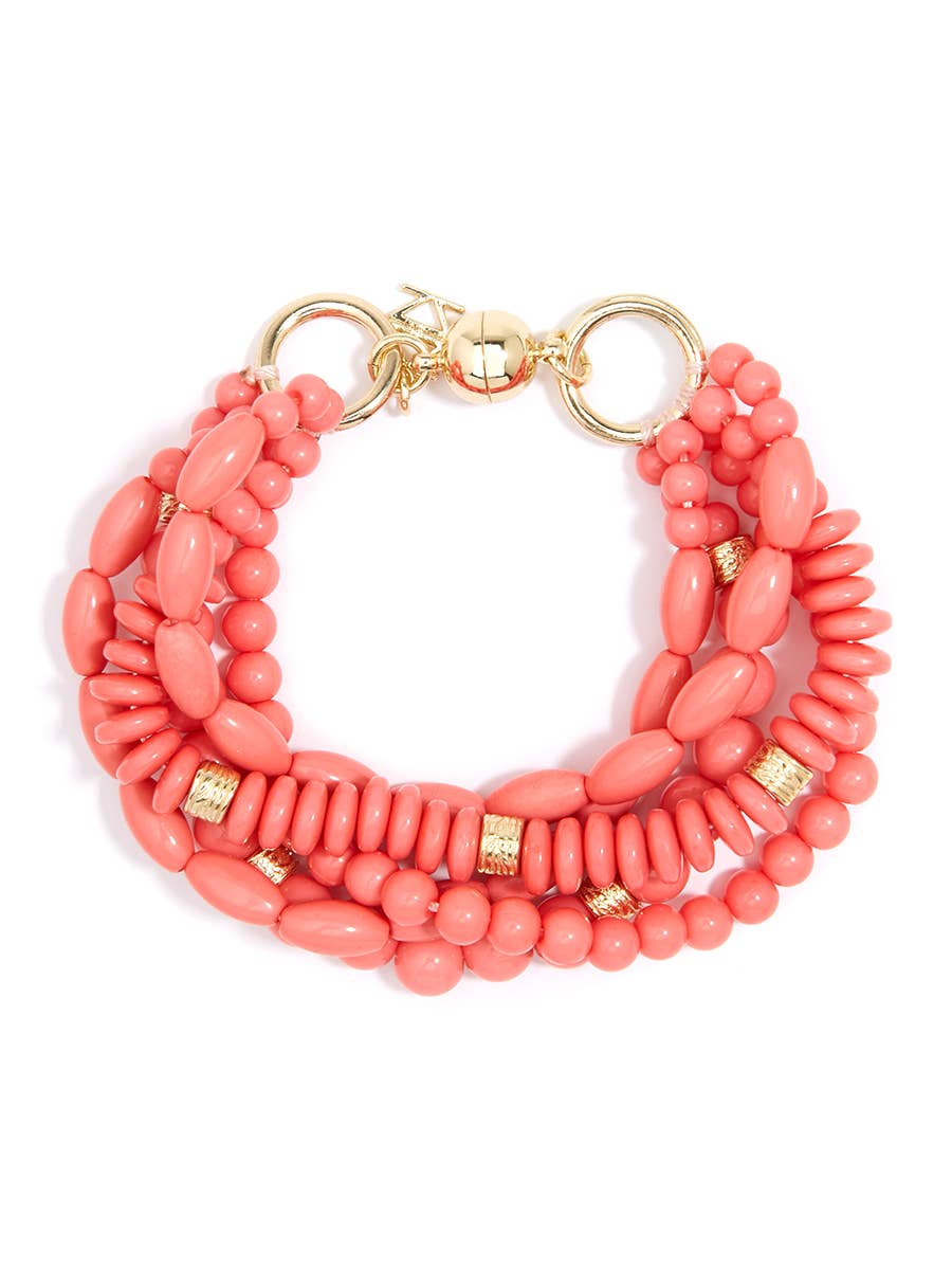 Mixed Beads Layered Bracelet