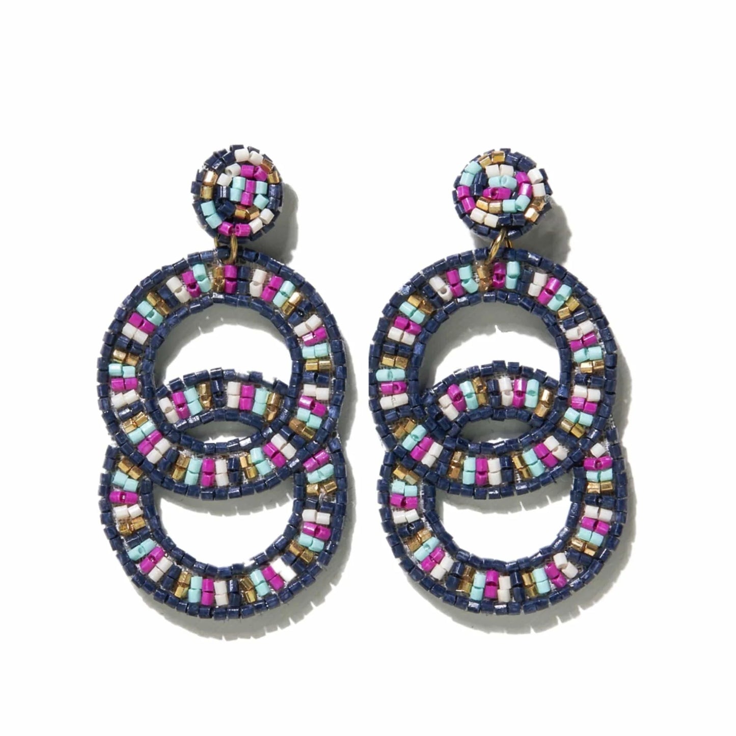 Monica Double Striped Earrings
