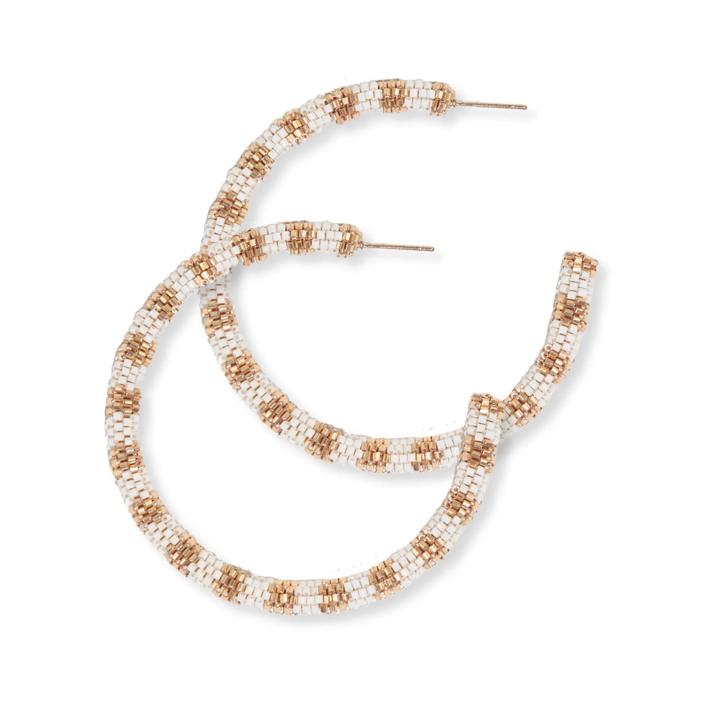 Raquel Striped Hoops