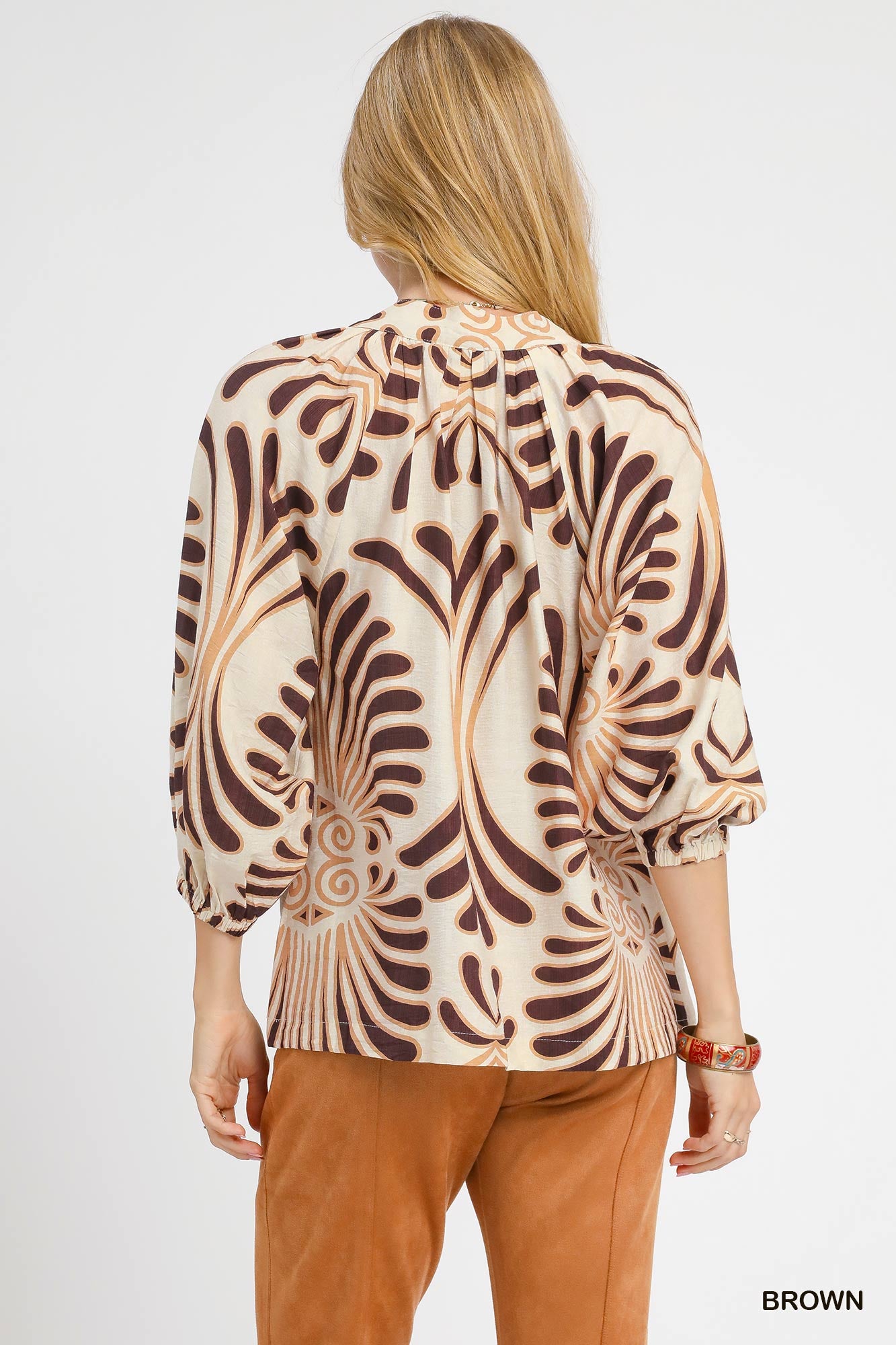 Dee Abstract Print Shirt