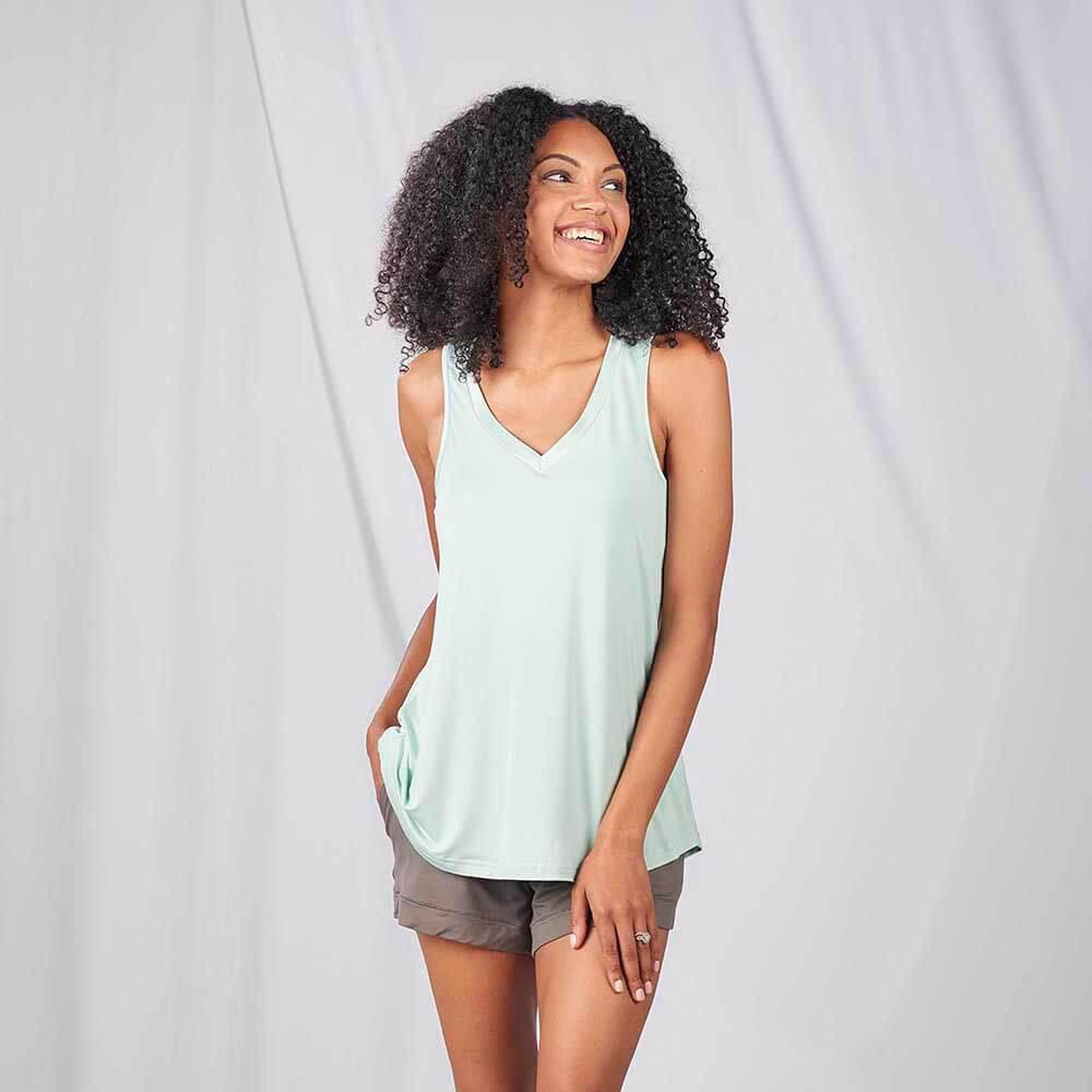 BAMBOO DOUBLE-V PAJAMA TANK