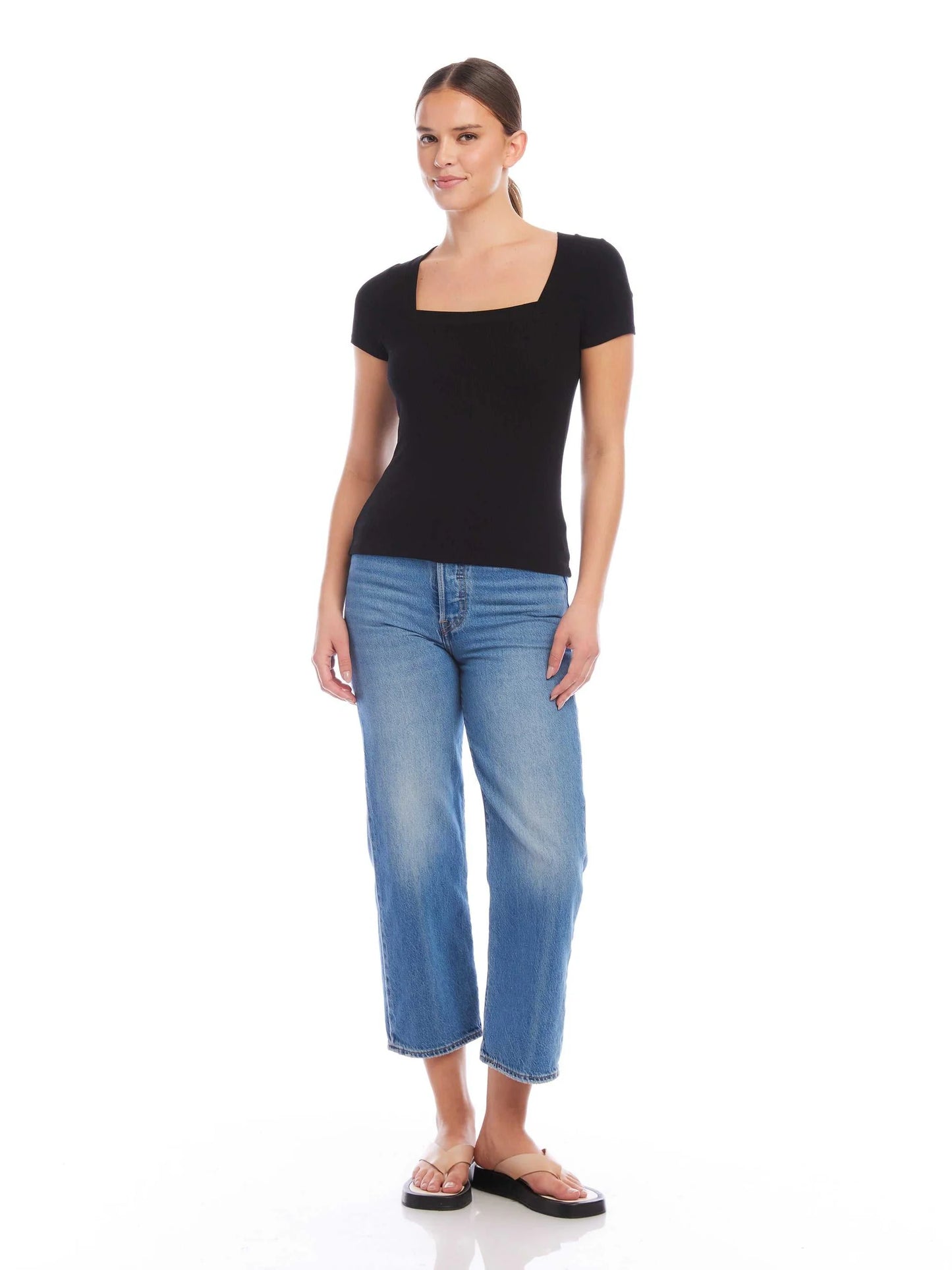 Mindy Square Neck Shirt