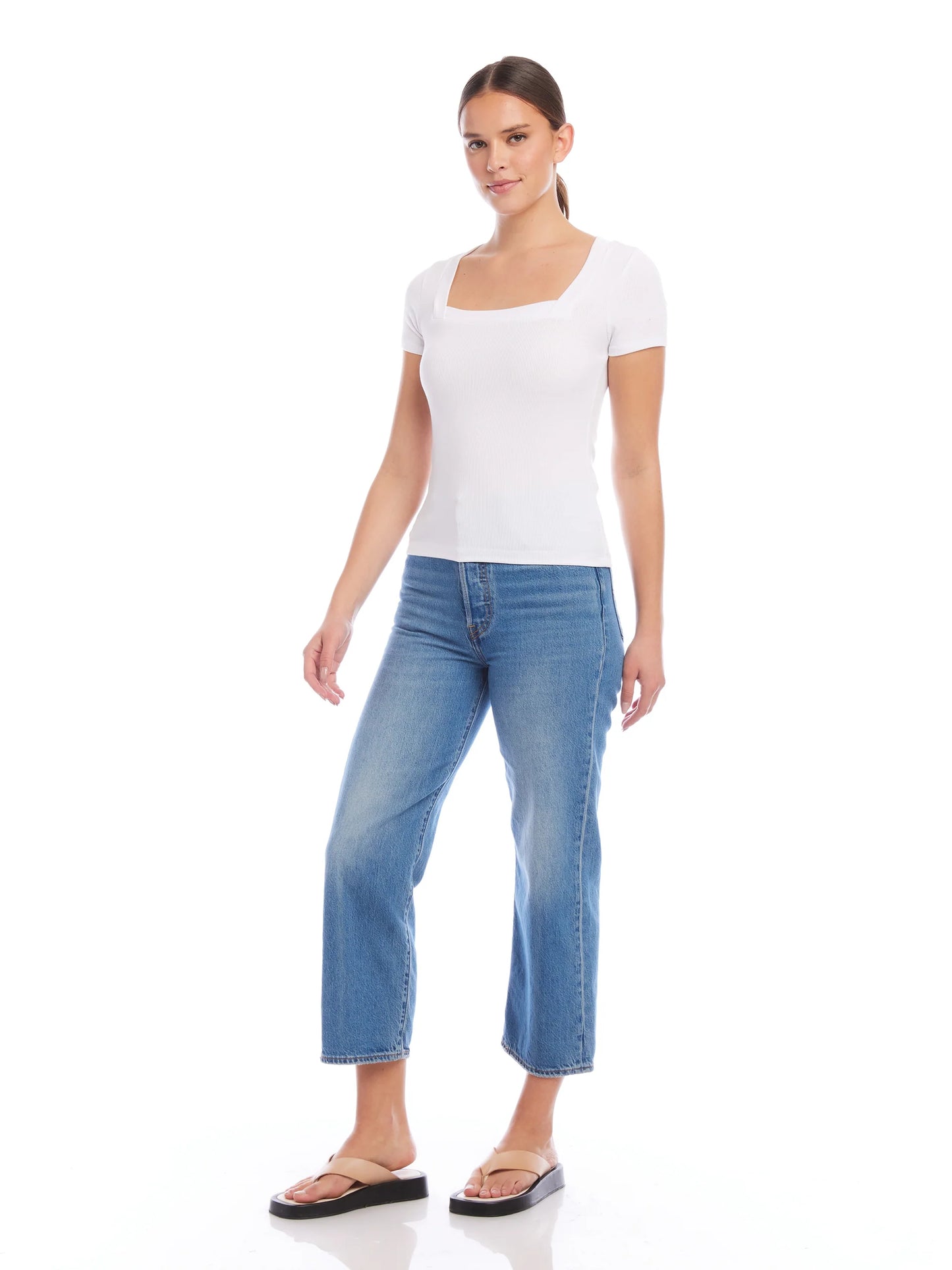 Mindy Square Neck Shirt