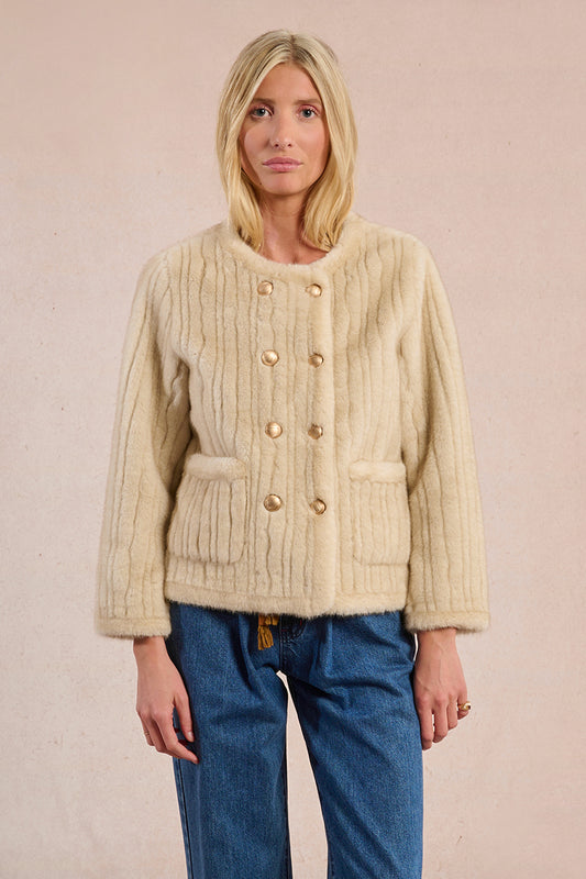 Double Button Woven Jacket