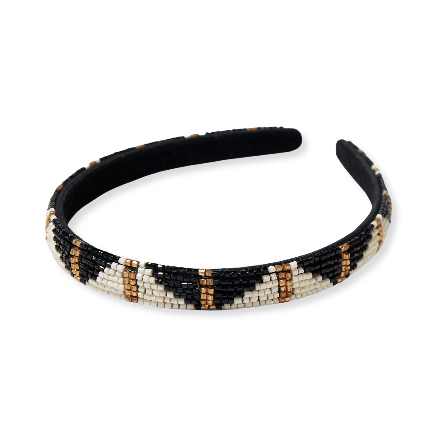 Sadie Vertical Colorblock Thin Luxe Headband Multicolor