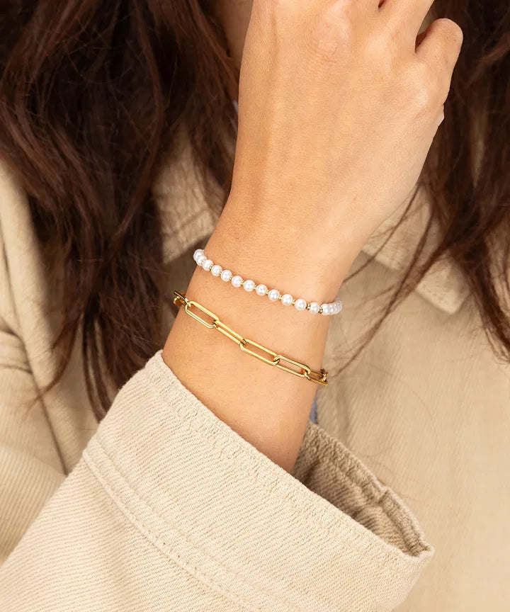 Brontide 4 mm Pearl Bracelet