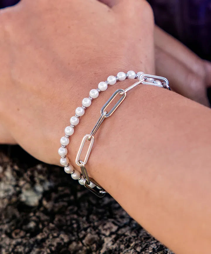 Brontide 4 mm Pearl Bracelet