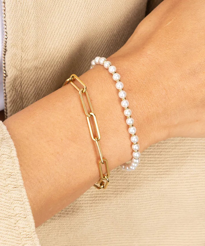 Brontide 4 mm Pearl Bracelet