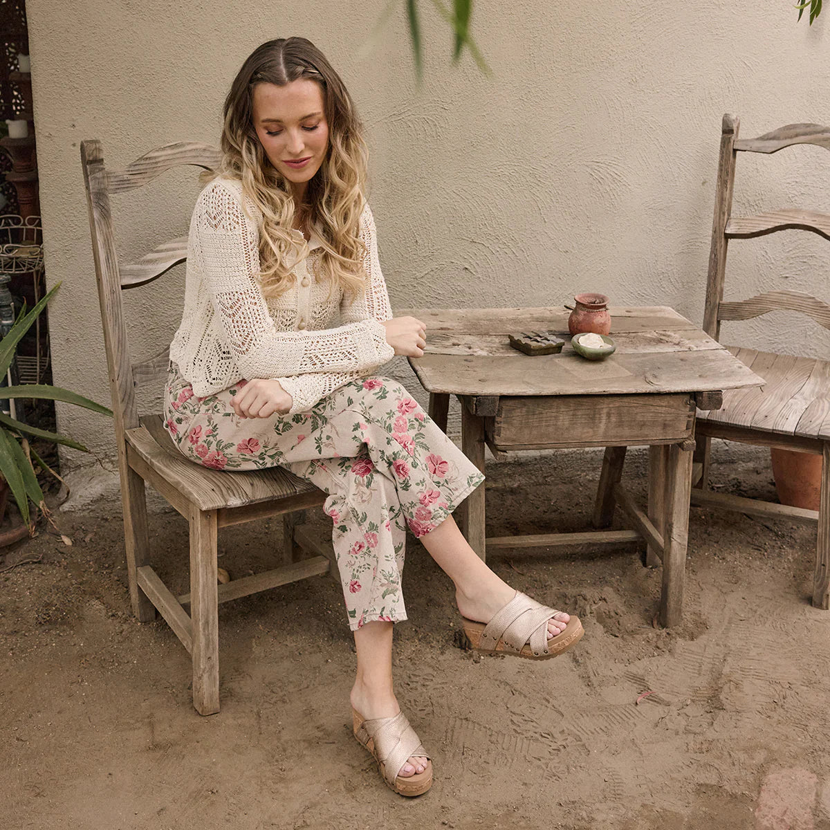 Alice Cork Wedge Sandal