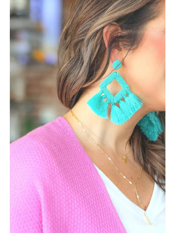Ellie Fringe Drop Earrings