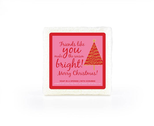 Friends Like You Make the Season Bright Sponge
