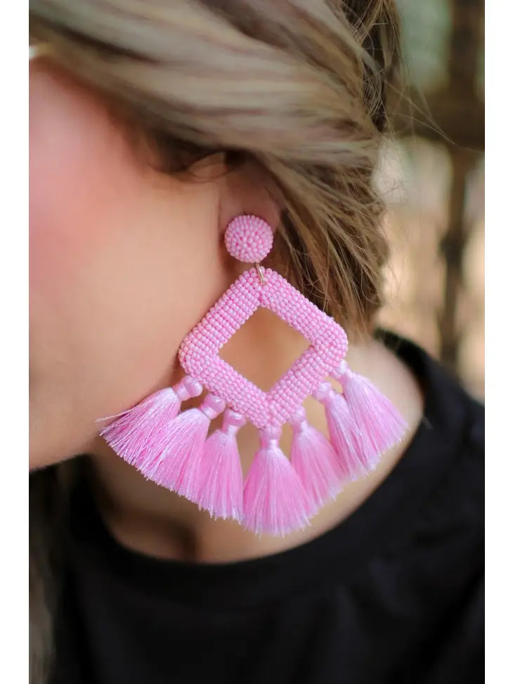Ellie Fringe Drop Earrings
