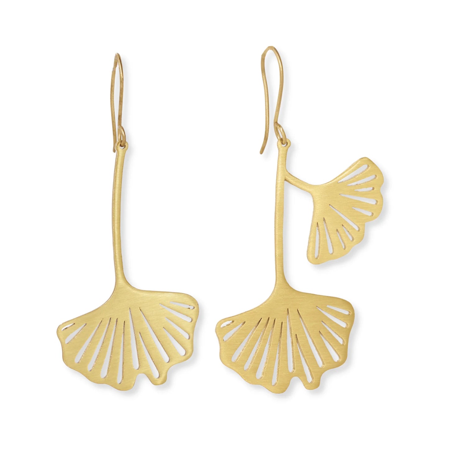 Amelia Ginkgo Leaf Earrings