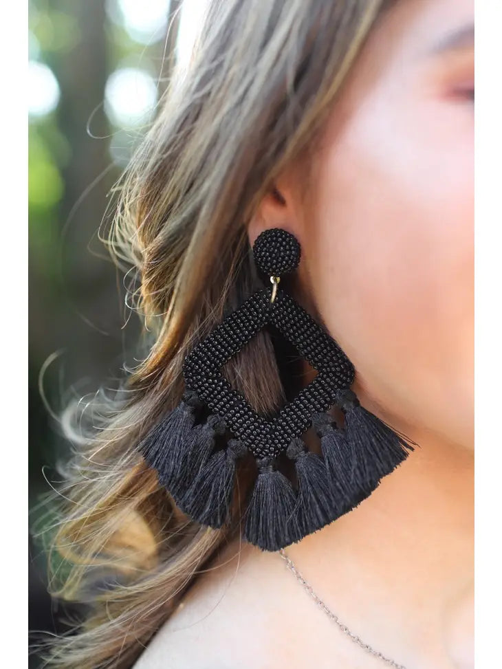 Ellie Fringe Drop Earrings