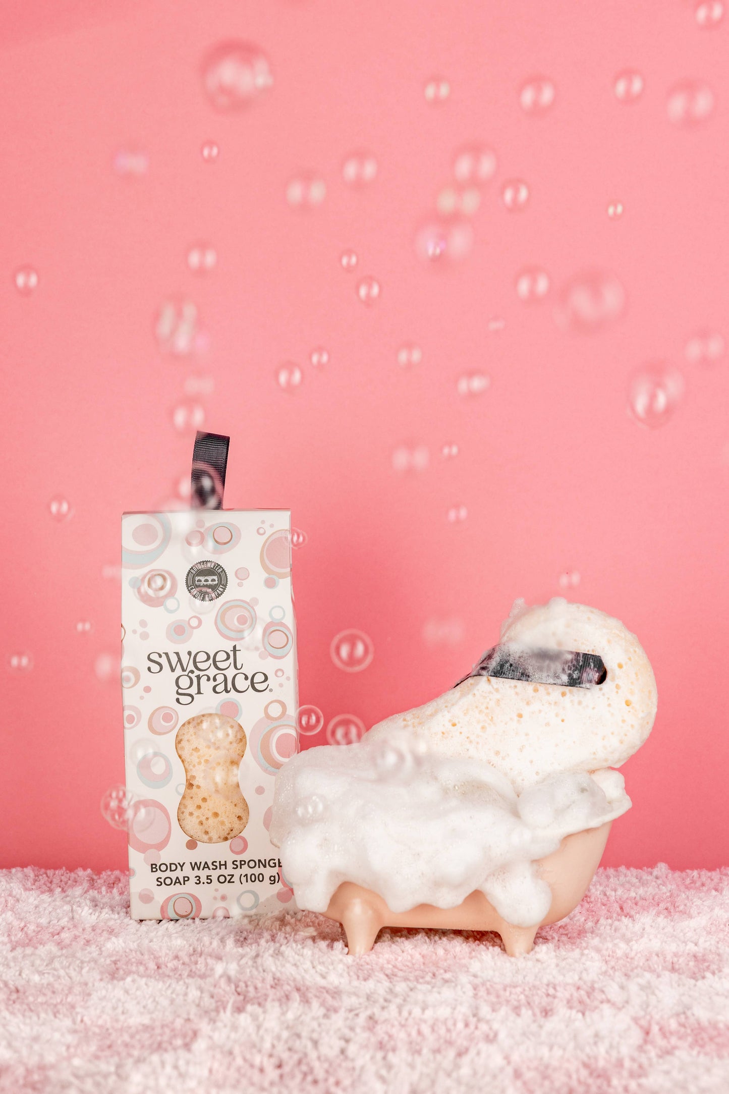 New! Sweet Grace Body Wash Sponge