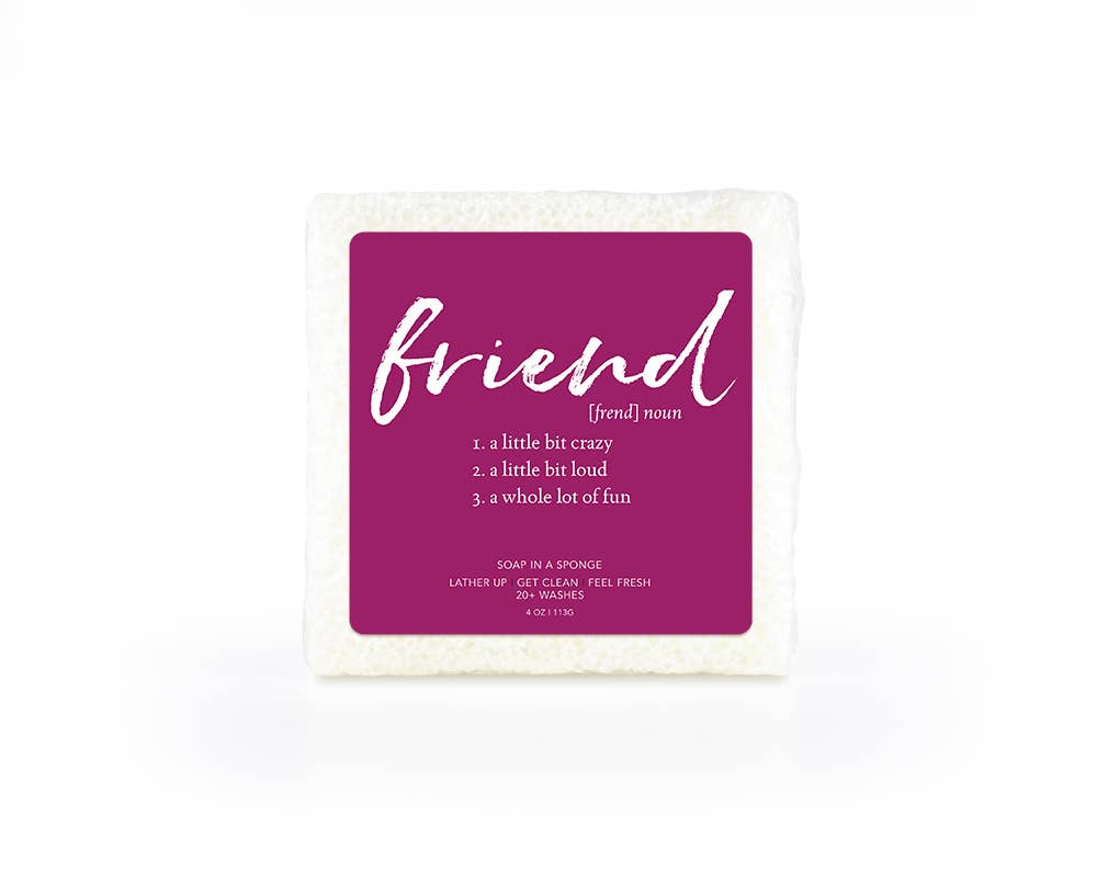 Friend Soap in a Sponge