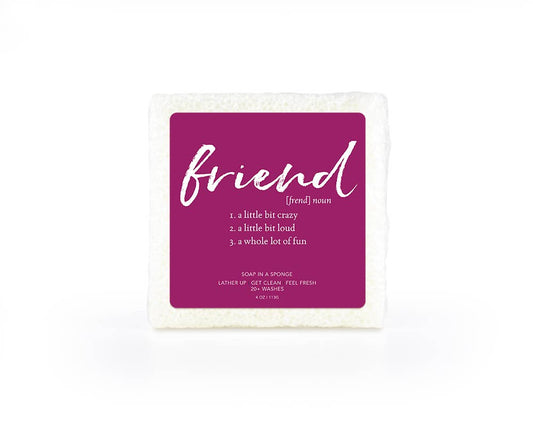 Friend Soap in a Sponge