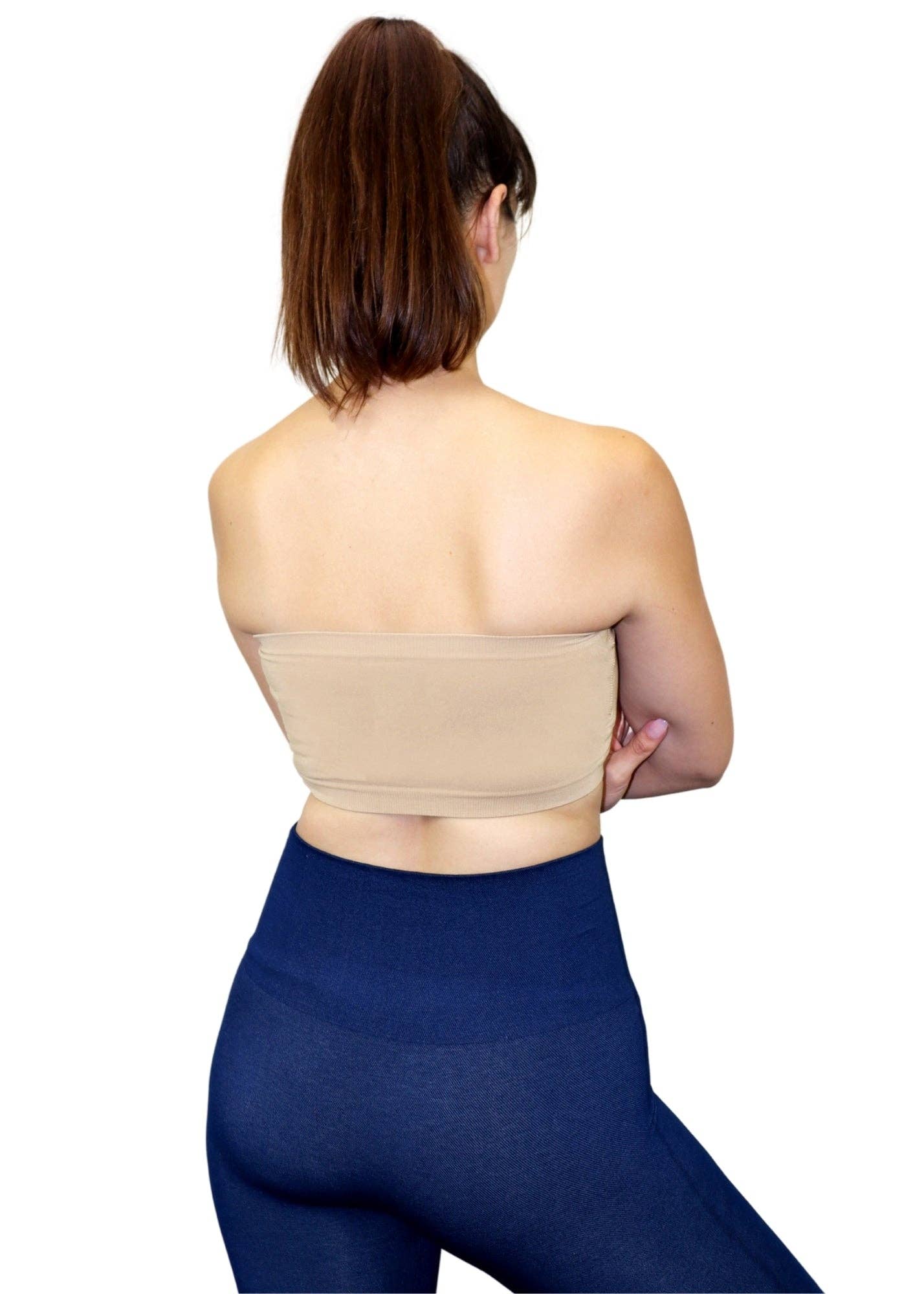 Solid Bandeau: WHITE