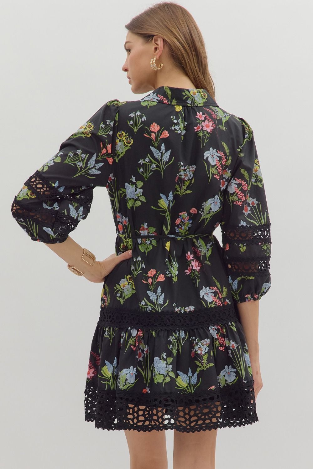 Multi Floral Mini Dress