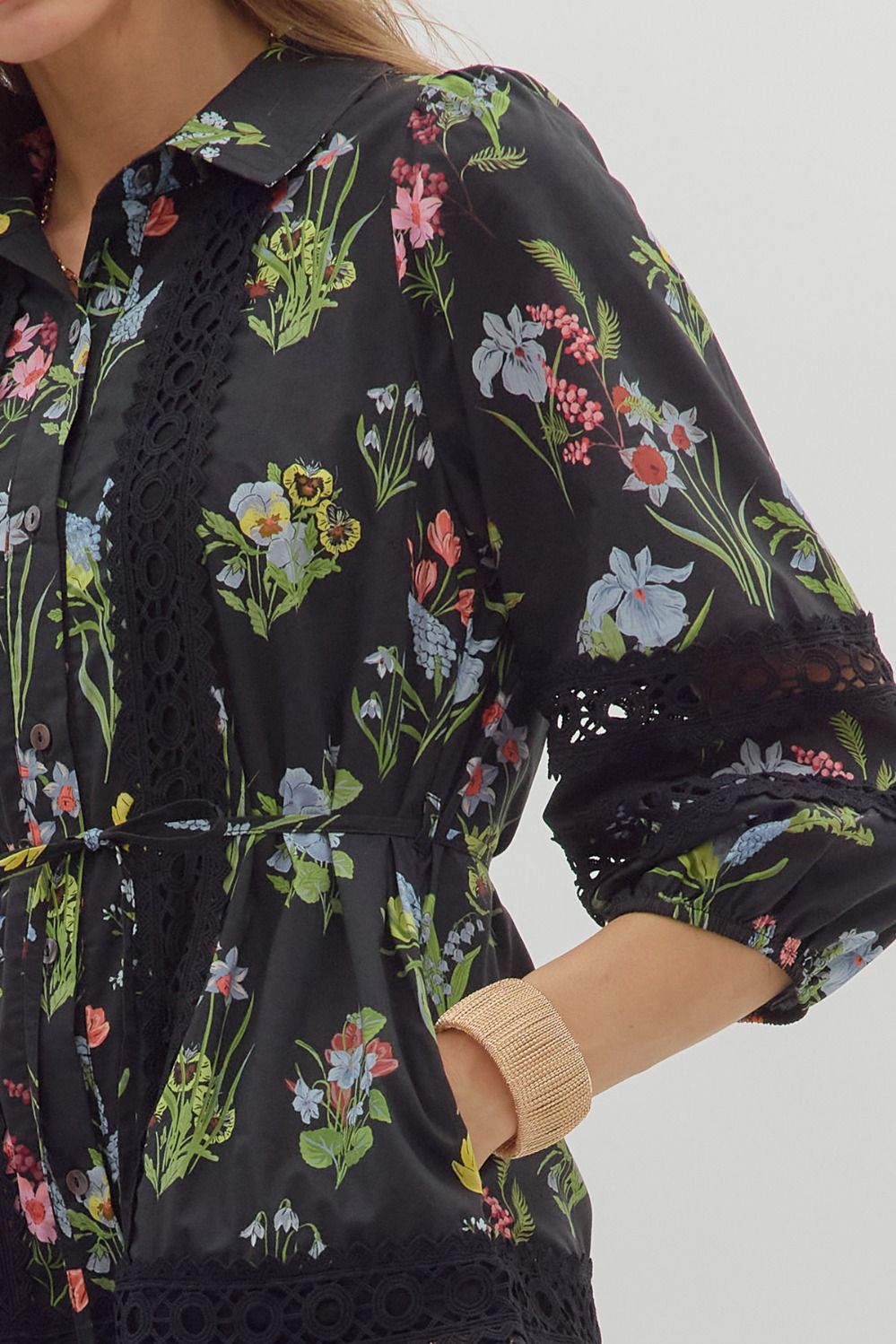 Multi Floral Mini Dress
