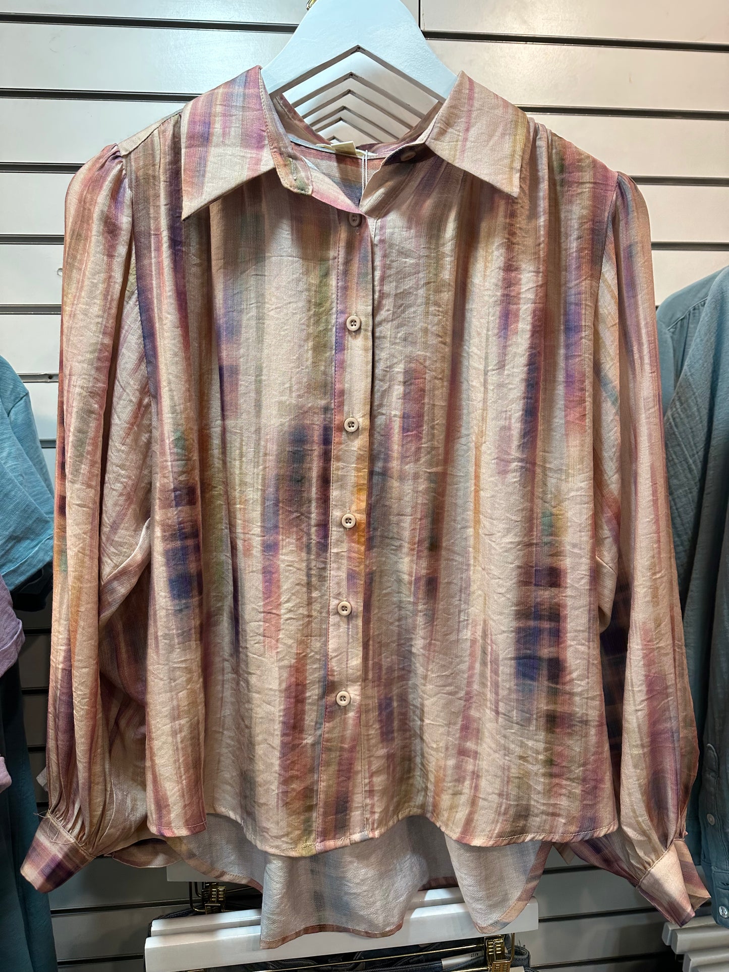 Pink Print Blouse