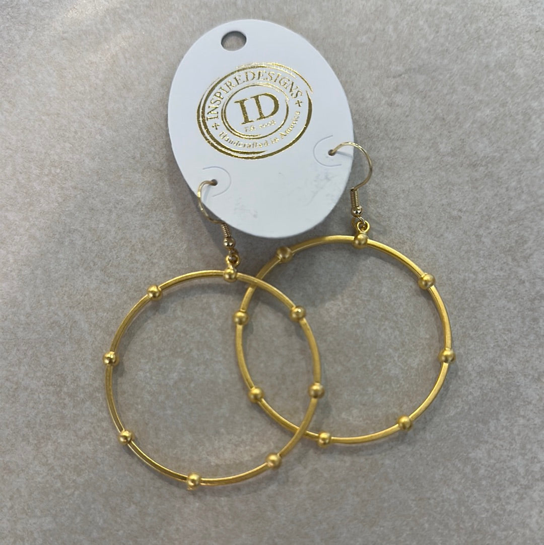 Bumpy Hoop Earring