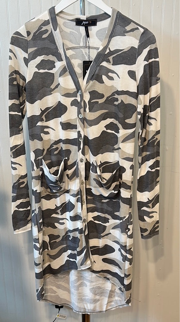 Camo Hi Low Duster