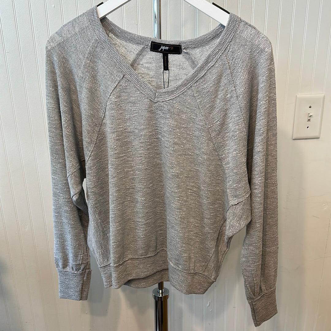 Solid V Neck Gage Top
