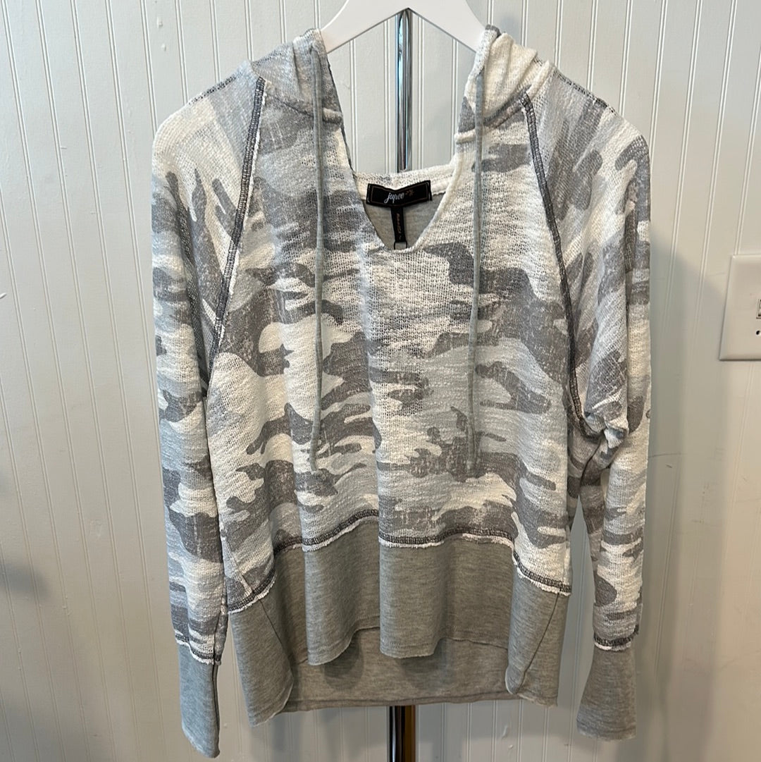 Gray Camo Hoodie