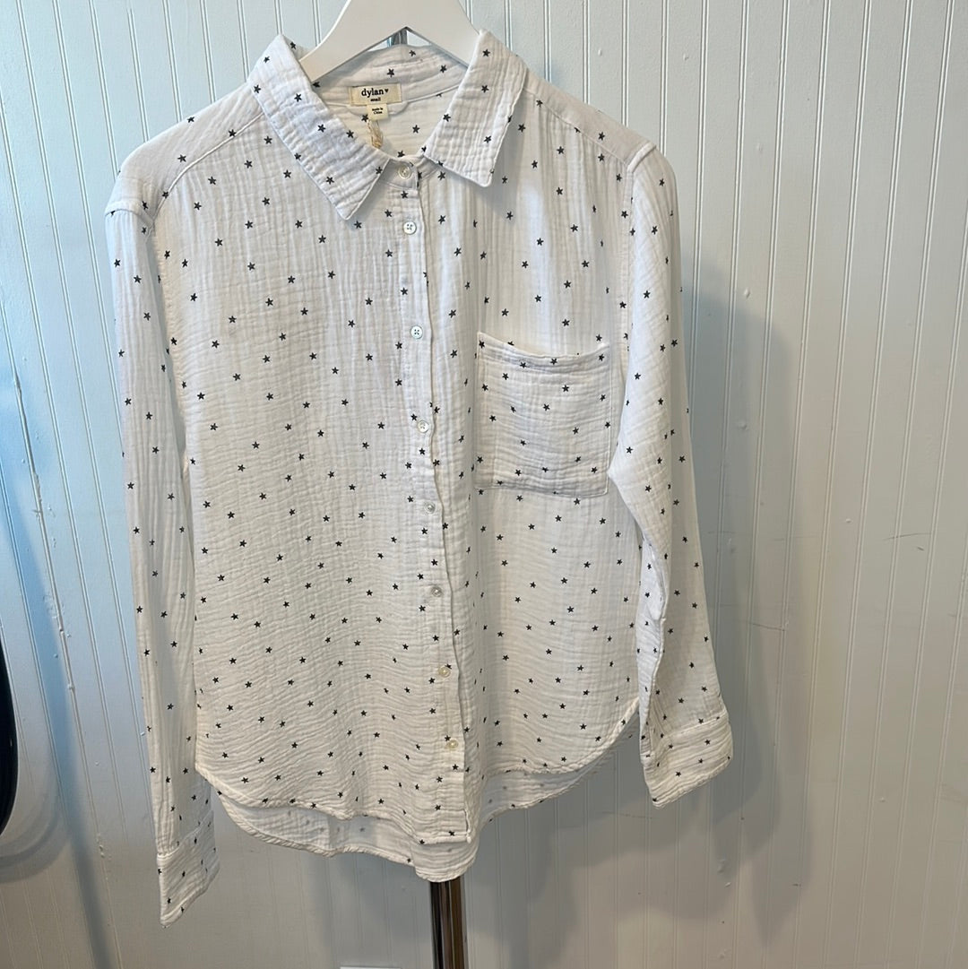 Star Pocket Gauze Shirt