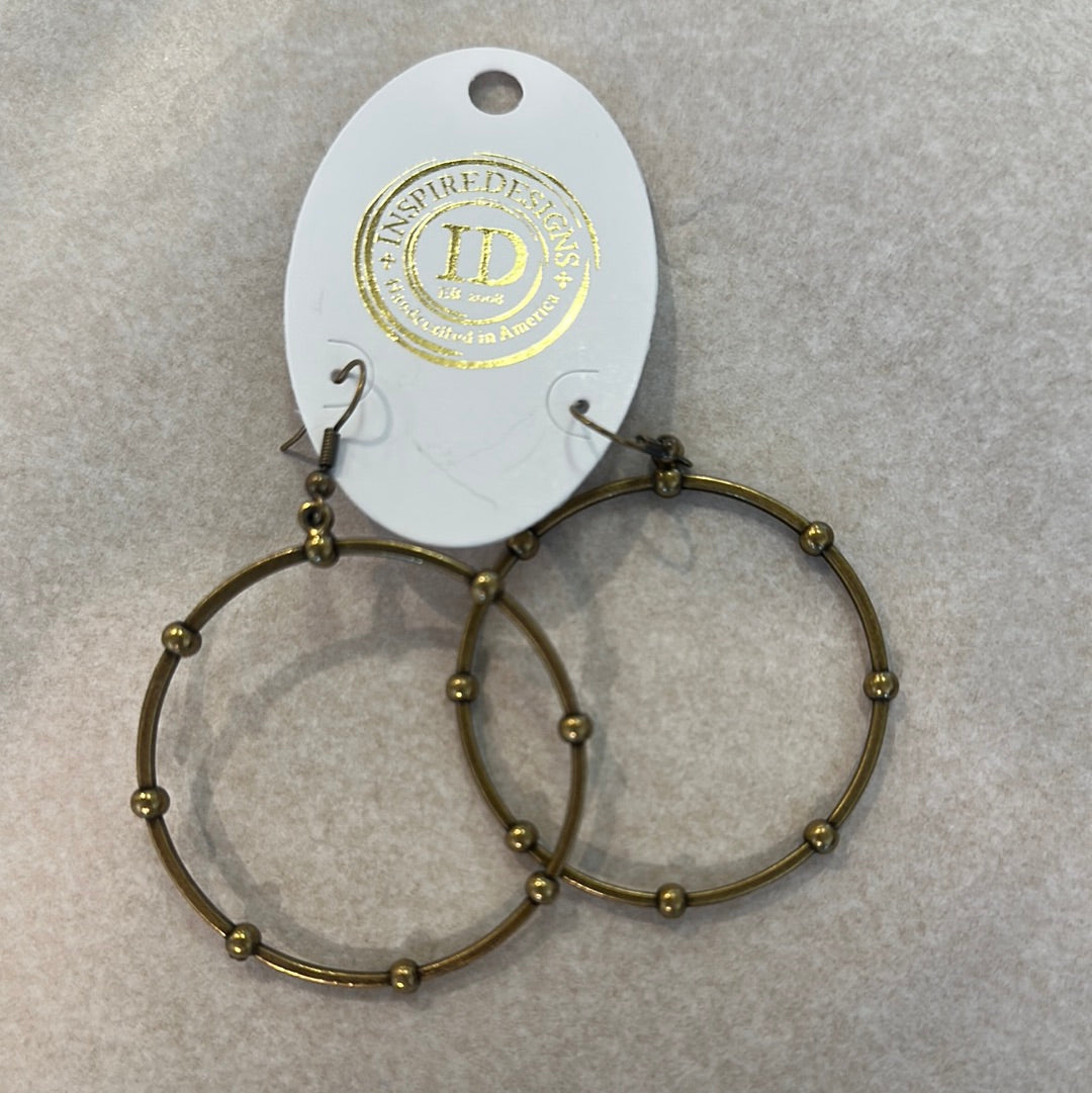 Bumpy Hoop Earring
