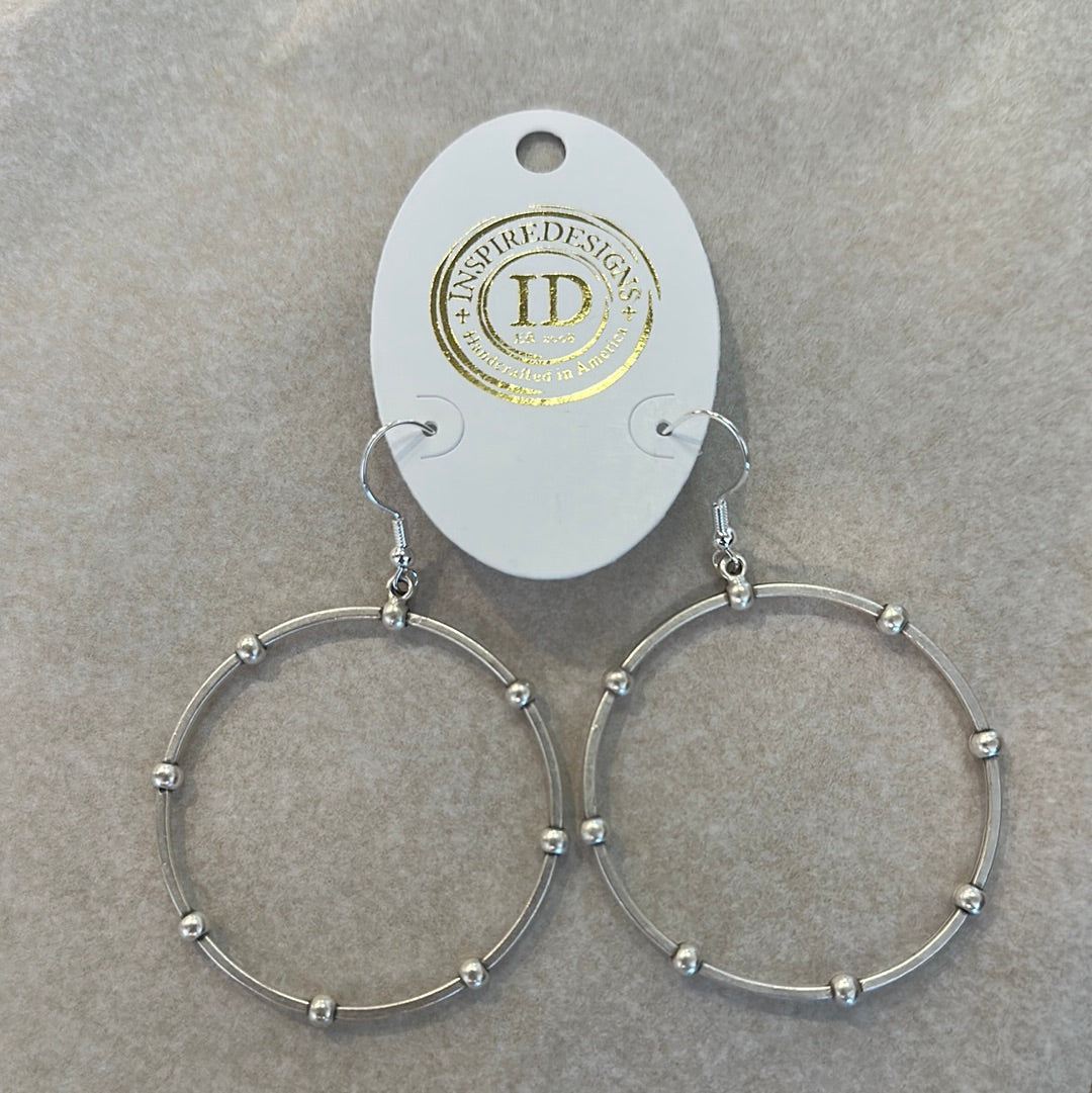 Bumpy Hoop Earring