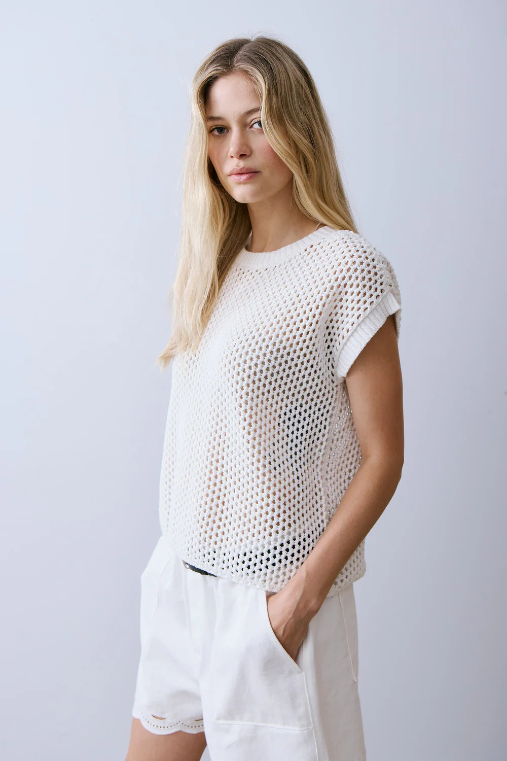 Nolan Short Sleeve Sweater